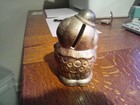 Vintage To Antique  Rare Unique Silver Plated Metal Clown Mini Piggy Bank