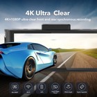 Redtiger 4k Dual Dash Camera Front And Rear Dash Cam Wifi gps With 32gb Sd Card