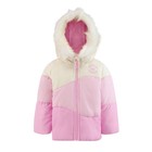 New London Fog Girl s 2-piece Bib Snowsuit Pink Wave Size 7 8 Nwt