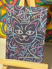 Aceo Print Of Graffiti Sketch Cat From Original Art By Mojokat_madefromscratch