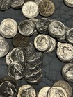 Roosevelt Dimes 90  Silver Chosen From Lot Circulated 10c Coins 