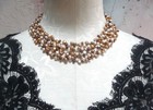Exquisite Vintage 14k Fancy Clasp 5-stranded Freashwater Pearl Torsade Necklace 