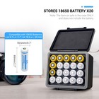 18650 Battery Case Holder  Storage Organizer For 20 X 18650 For 18650 Battery