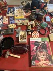 Vintage Estate Sale Junk Drawer Lot Zippos Braves Tickets Robot Snoopy Auto Etc 