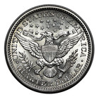 1912 Barber Quarter   Lustrous White Gem Bu     Blazer 25c