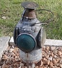 Vintage Handlan Railroad Signal  Louis  erie Railroad Train Lantern Hanging Lamp
