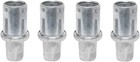 35  Galvanized Steel Table Legs - Nsf Commercial Kitchen Set Of 4
