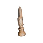 Vintage Cast Iron Pointed Fleur De Lis Style Finial Fence Post Topper 6 5 