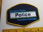 Cp Canadian Pacific Railroad Police Vintage Patch Shoulder Crest  Train Nice