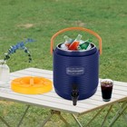 13l Hot Cold Drink Dispenser Container Insulated Beverage Dispenser W faucet