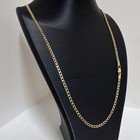 14k Yellow Gold Cuban Link Chain Necklace With Lobster Clasp  2 5 Mm  22     2 7 G