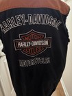 Harley-davidson Motorcycles Vest Black Orange Sleeveless Since 1903