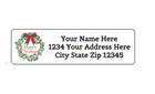30 Happy Holidays Christmas Personalized Return Address Labels 1 In X 2 625 In