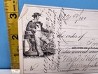 1874 Boston Bank Cancelled Check W spectactular Navigator Image