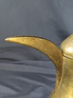 Antique 9 5    Tall Islamic Arabic Turkish Dallah Solid Brass Coffee Pot Handmade