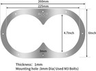 Aluminum Chrome Surface Exhaust Bezels Replacement Set For Automotive Tail Pipes