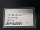 Vintage Blockbuster Video Membership Card Laminated Read  