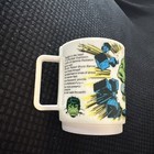 Vintage 1977 Marvel Comics The Incredible Hulk Plastic Mug Cup By Deca