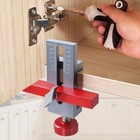 Aluminum Cabinet Door Mounting Jig Adjustable Installation Positioning Tool