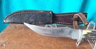 Vintage Queen Usa Winterbottom Bone Kinfe  Orig  Sheath