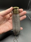 Vintage Style Bronze Tone Mesh Flapper Purse Expandable Chainmail Evening Bag