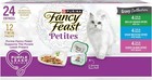 Purina Fancy Feast Gourmet Wet Cat Food Variety Pack  Petites Gravy Collection 