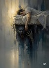 Monster Under The Bed Aceo Giclee Print   Gothic Horror Fine Art   Nightmare