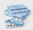 Roller Rabbit X Target 3pc Blue Packing Cube Set