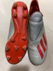 Adidas X 19  Fg F35322 Us 7 5 Silver Red Footall Soccer Cleats