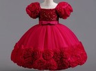 Flower Girls Evening Dress Pageant Gown Bridesmaids Kid Wedding Princess Dresses