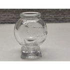 Vintage Mvp Clear Glass Baseball Toothpick Holder Pedestal Base Sports Decor