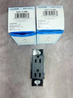 Lot 2 - Lutron Scr-15-mn 15a Electrical Socket Duplex Receptacle - Midnight New