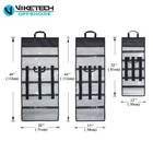 Durable Pvc 6 Pocket Roll Up Saltwater Trolling Fishing Lure Mesh Bag 32   44  