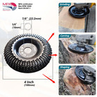 Grinder Wheel Disc 4 Inch Wood Shaping Wheel  Wood Grinding Shaping Disk For Ang