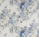 25 Yards Lot Wesley Hall  Maggie Bluebell-new Upholstery Fabric Floral Cotton
