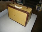 Vtg 1950 s Singer Sewing Machine Case Luggage Suitcase Trapezoid Fits Model 301a