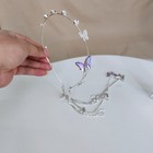 Handmade Forest Style Rhinestone Pearl Butterfly Headband
