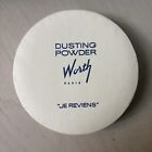 Je Reviens Worth - Perfumed Dusting Powder - 5oz - Vintage New In Box Sealed  b3