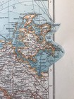 Antique And Vintage Map Of Sleswig-holstein  Mecklenburg And Hamburg  Vintage