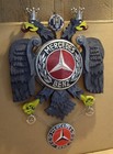 Mercedes Benz 1936 Logo    Two Headed German Eagle Silhouette Wall Light   