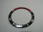New Black red Flat Bezel Insert 38mm Large Divers Skx007  7002-7001  6309-7040