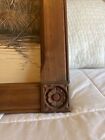 Antique Wood Frame Carved Floral Corners Signed Painting Jake Taylor Ducks Water