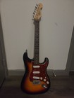 Fender Squier Strat With Guitar Case  Strap  And Whammy Bar