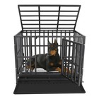 37  Heavy Duty Dog Crate Cage Kennel Metal Pet Crate Indoor Outdoor Pet Kennel