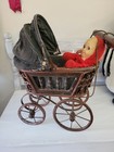 Antique Doll Stroller And Antique Dolls