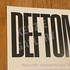 Deftones 2025 Phantogram Idles Barbarians Of Ca Tour Record Store Promo Poster