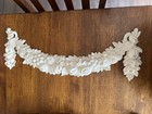 Vintage Italy Carved Wood Fruit Flower Floral Swag Pediment Wall Art 23    French