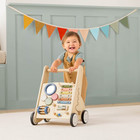      New  Wooden Activity Walker Fun   Educational Fast Ship   
