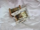 Shiny Gold Antique Real Metal Thread Tinsel France French Fly Tying 10 Yds  617