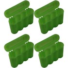 10 Green Aa Aaa Battery Battery Plastic Storage Case Holder Box Usa Ship